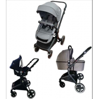 New item 3 in 1 with carrycot and carseat hot sales in Europe OEM Price China Factory Hygeian Baby Pram Pushchair Stroller